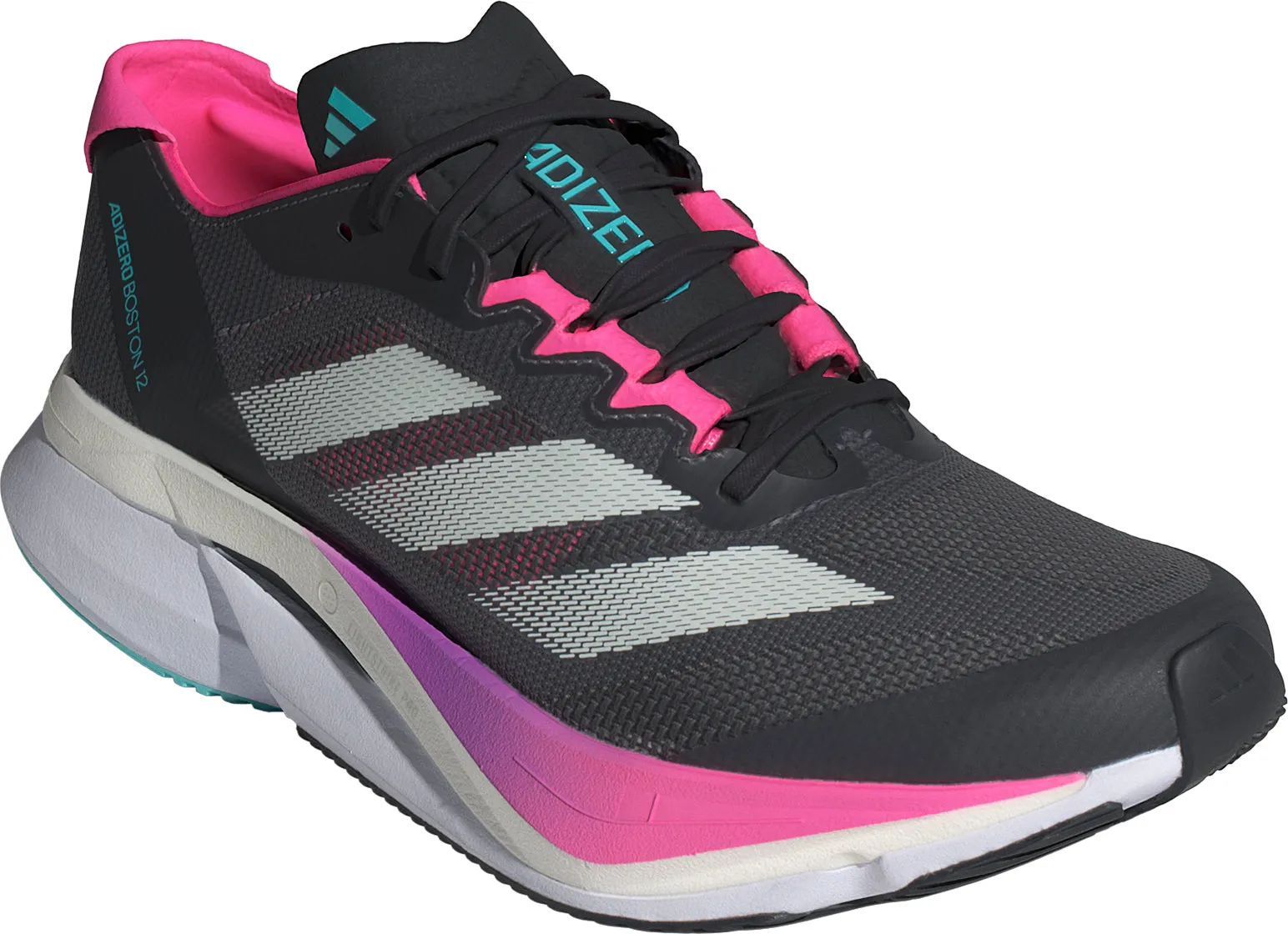 adidas Adizero Boston 12 Womens Running Shoes - Grey