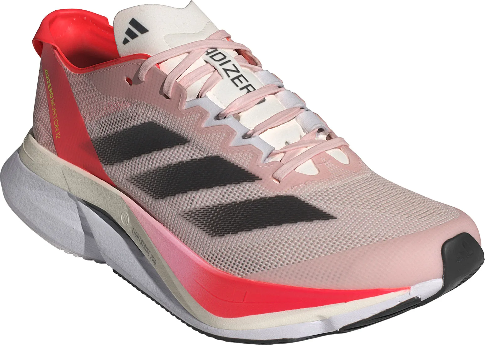 adidas Adizero Boston 12 Womens Running Shoes - Pink