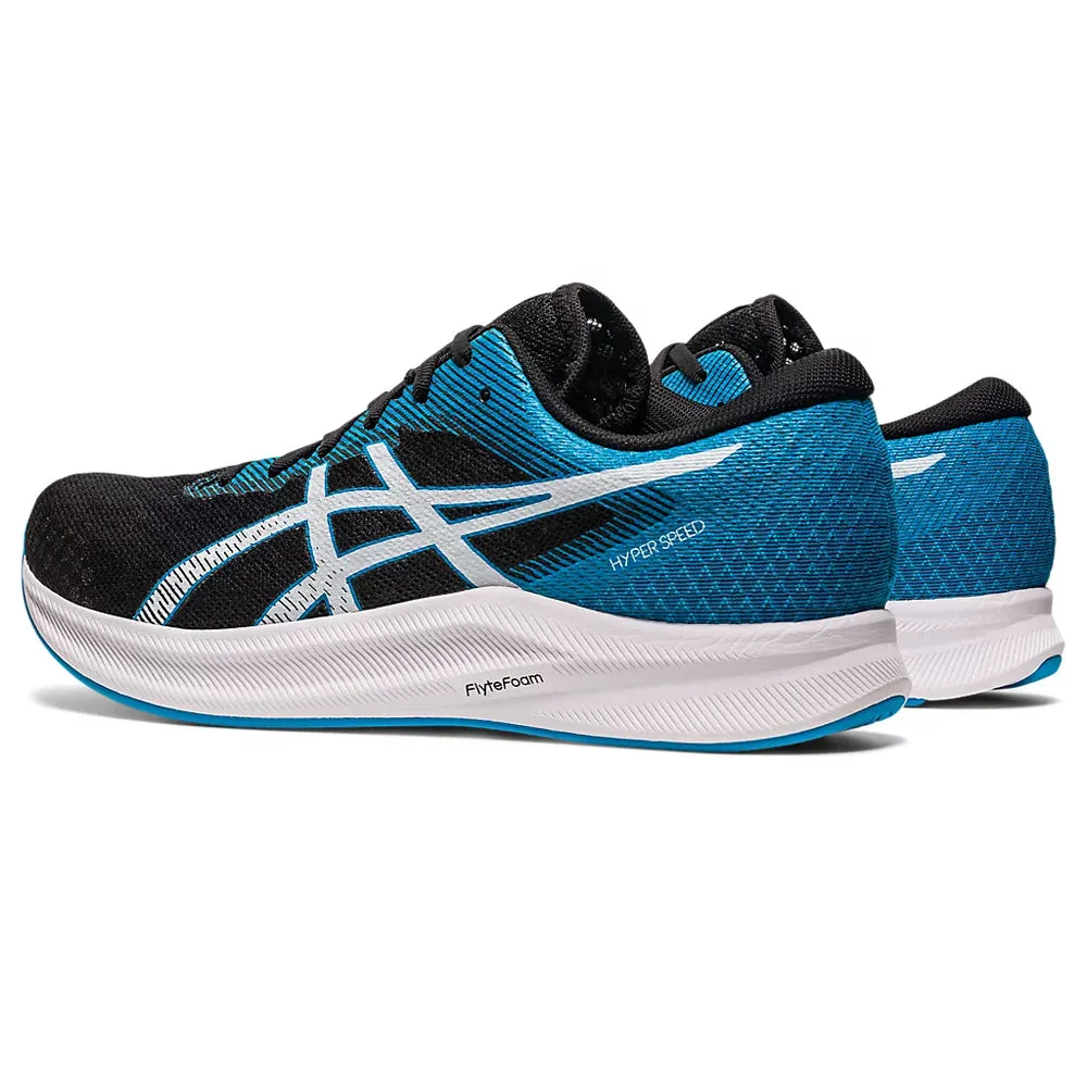 ASICS HYPER SPEED 2 (M) - (BLACK/ISLAND BLUE) - RUNNING SHOES