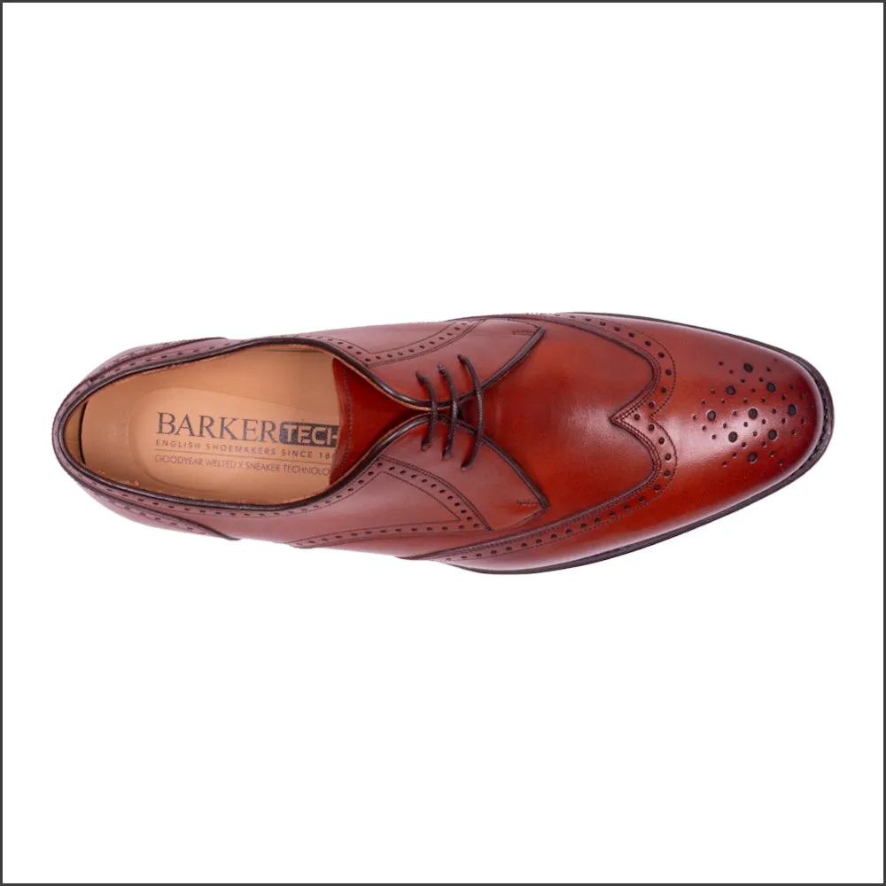 Barker Bakewell Chestnut Calf Derby/