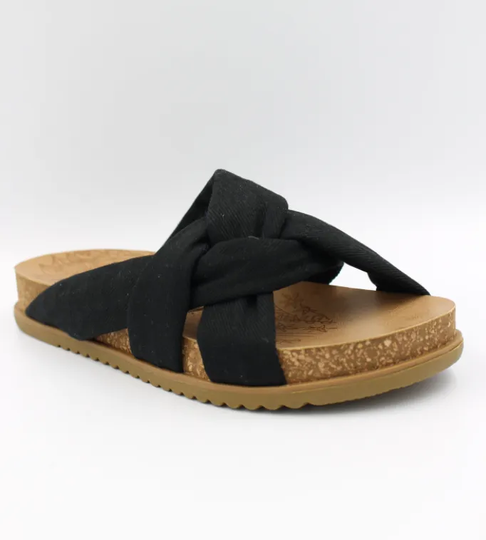 Basic Black Fanci Sandals