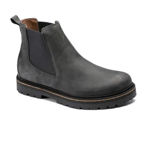 Birkenstock Stalon Chelsea Boot (Men) - Graphite Oiled Leather