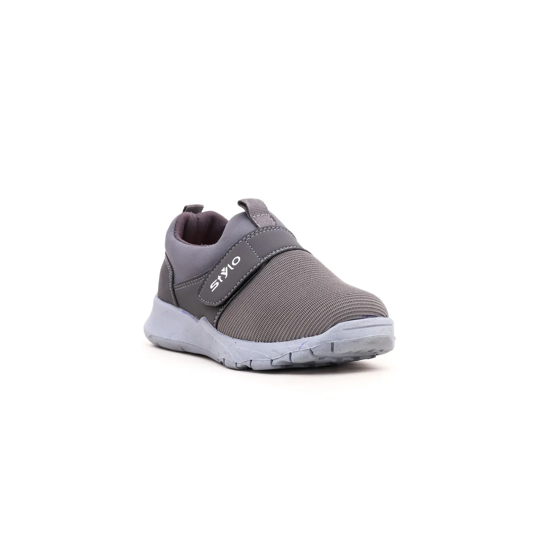 Boys Grey Casual Canvas Shoes KD2184