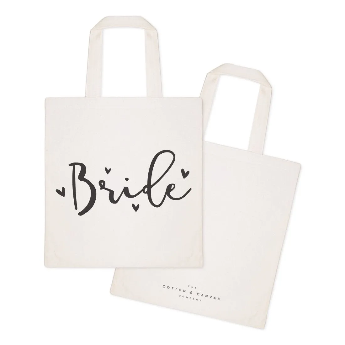 Bride Wedding Cotton Canvas Tote Bag