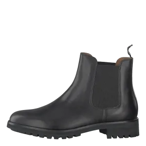 Bryson Leather Chelsea Boot Black