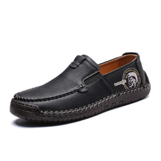 Changing Times Leather Loafers