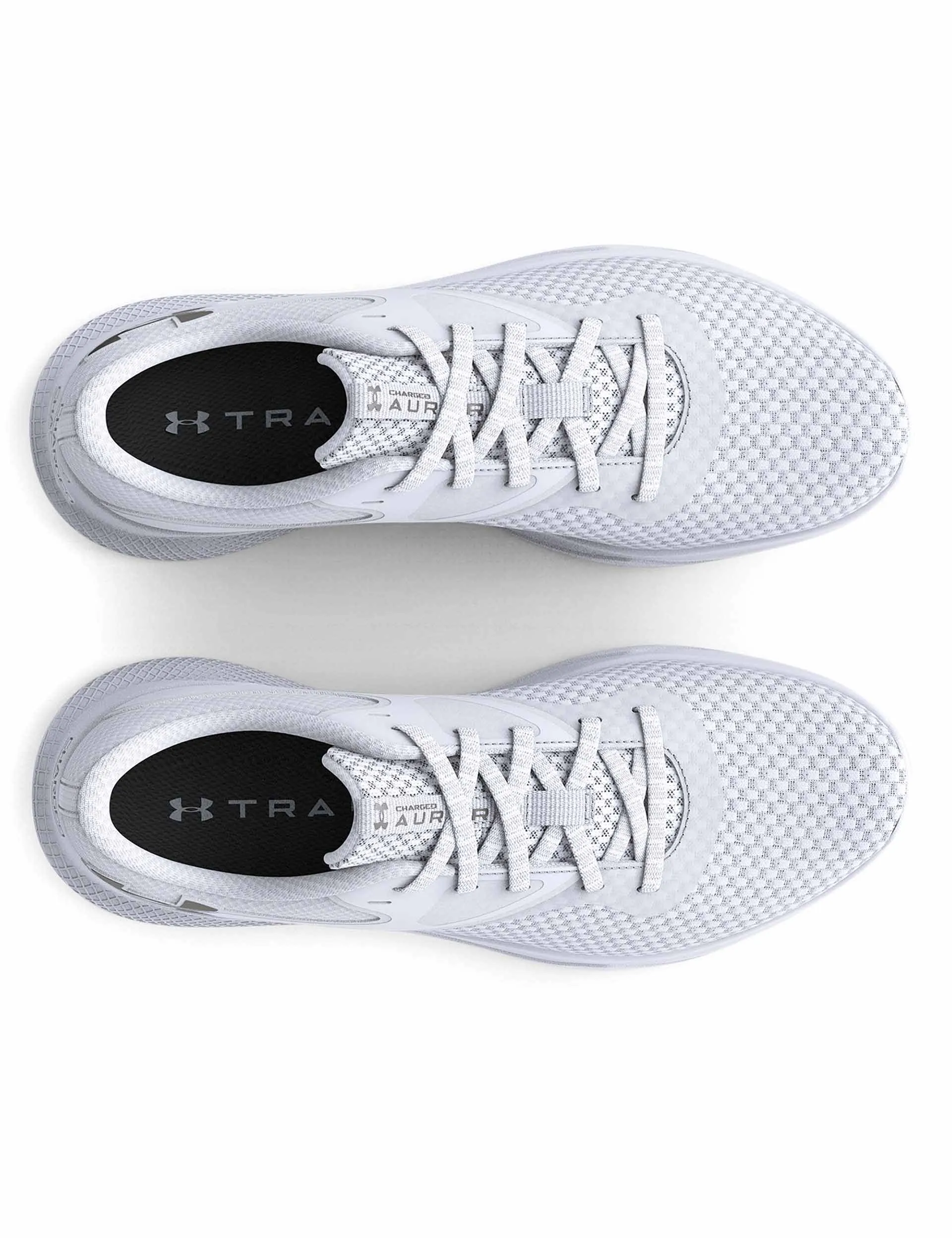 Charged Aurora 2 Training Shoes - White/Metallic Warm Silver