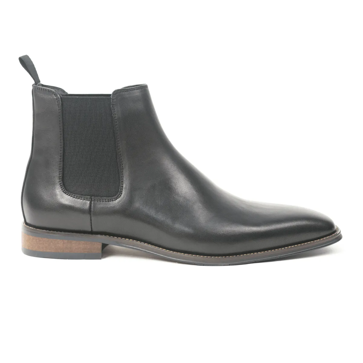 Chelsea Black Leather Boot