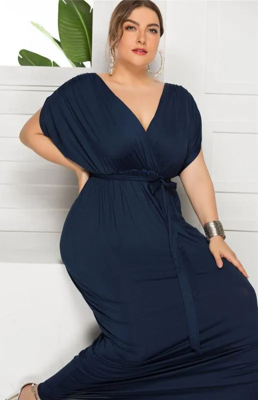 Chic Plus Size V-Neck Summer Dress: Essential for Effortless Style