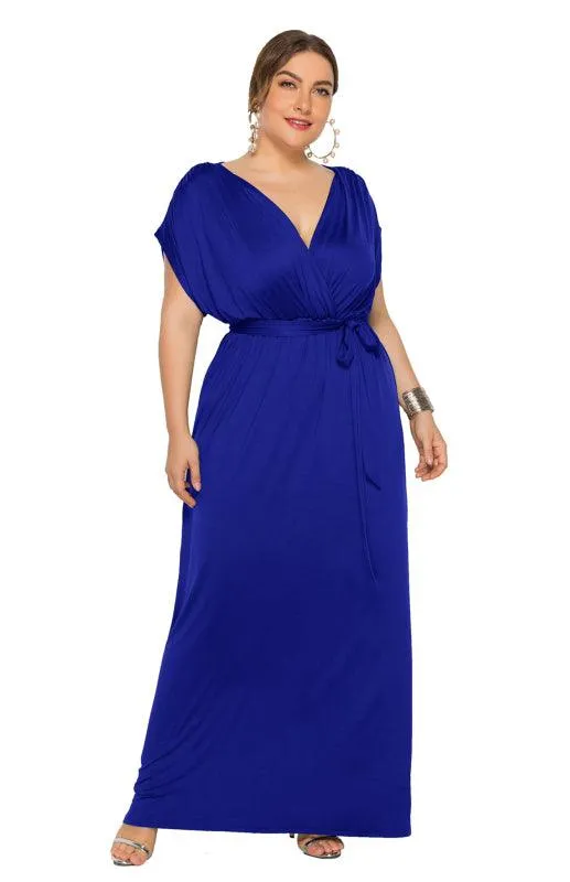 Chic Plus Size V-Neck Summer Dress: Essential for Effortless Style