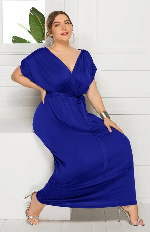 Chic Plus Size V-Neck Summer Dress: Essential for Effortless Style