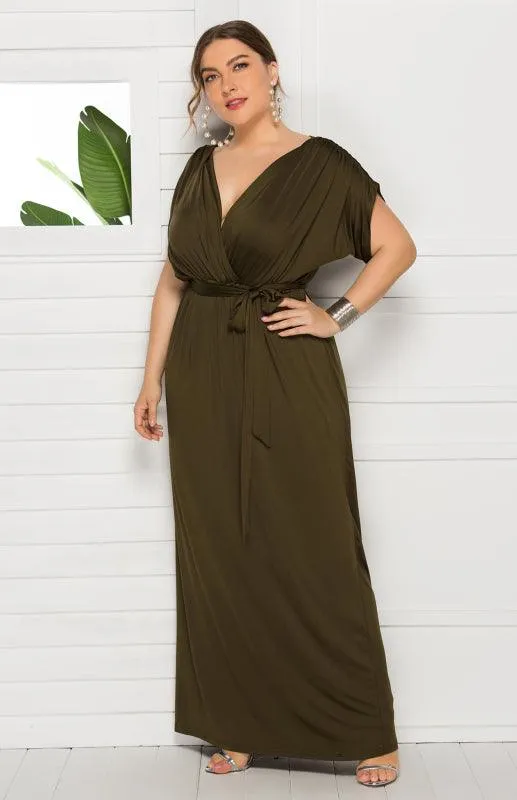 Chic Plus Size V-Neck Summer Dress: Essential for Effortless Style