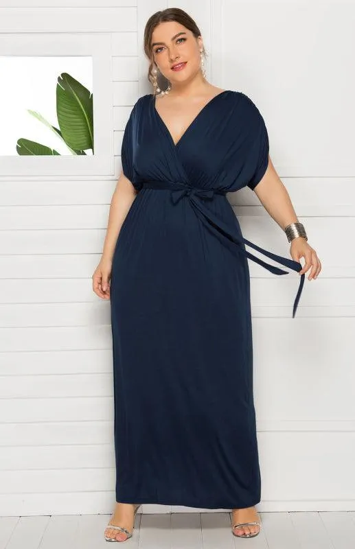 Chic Plus Size V-Neck Summer Dress: Essential for Effortless Style