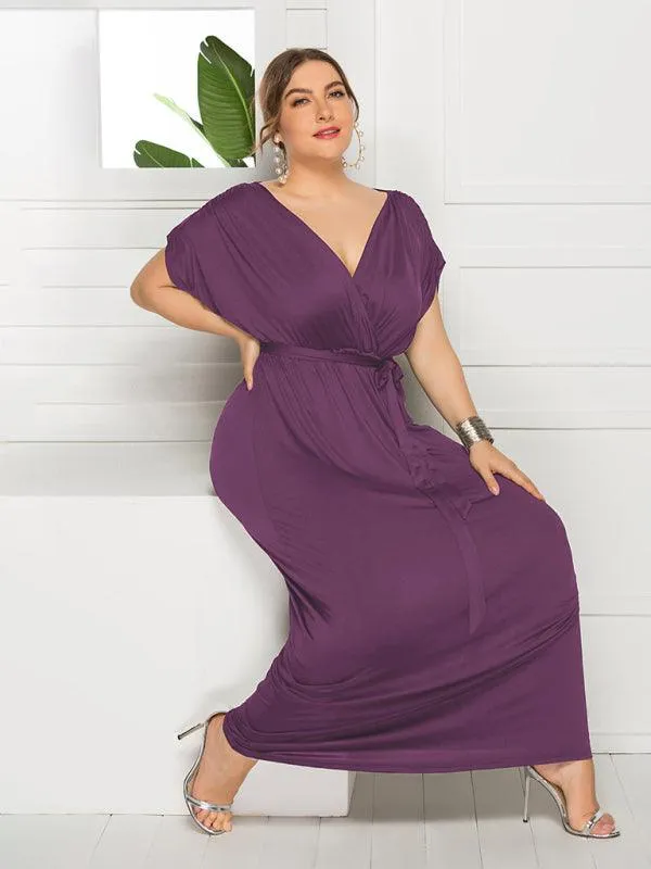 Chic Plus Size V-Neck Summer Dress: Essential for Effortless Style