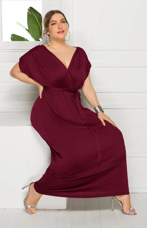 Chic Plus Size V-Neck Summer Dress: Essential for Effortless Style