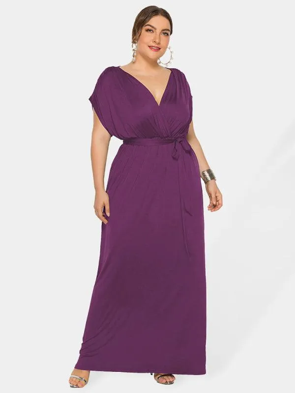 Chic Plus Size V-Neck Summer Dress: Essential for Effortless Style