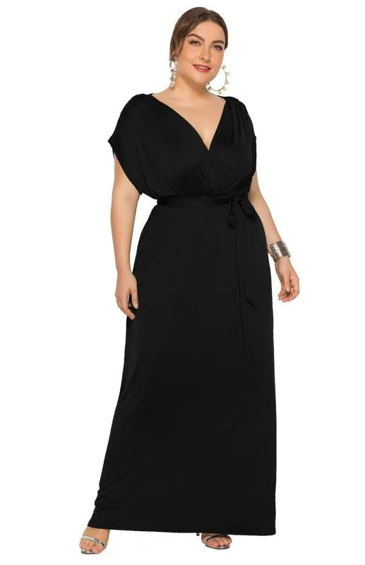 Chic Plus Size V-Neck Summer Dress: Essential for Effortless Style