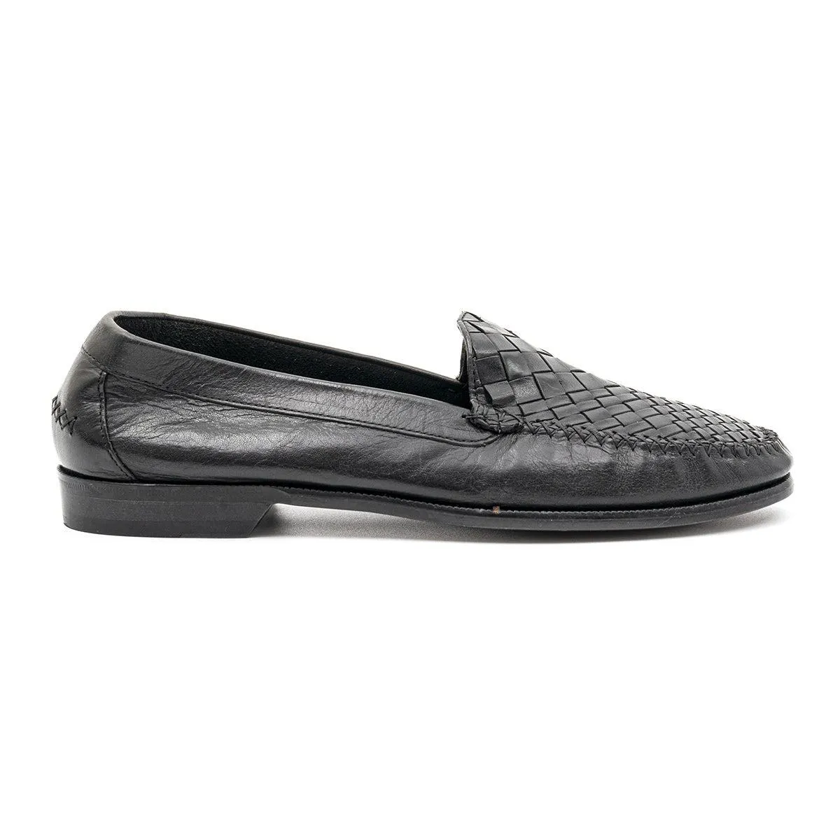 Cole Haan Ole Formal Slip Ons Leather Black Colour For Men