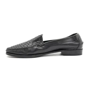 Cole Haan Ole Formal Slip Ons Leather Black Colour For Men