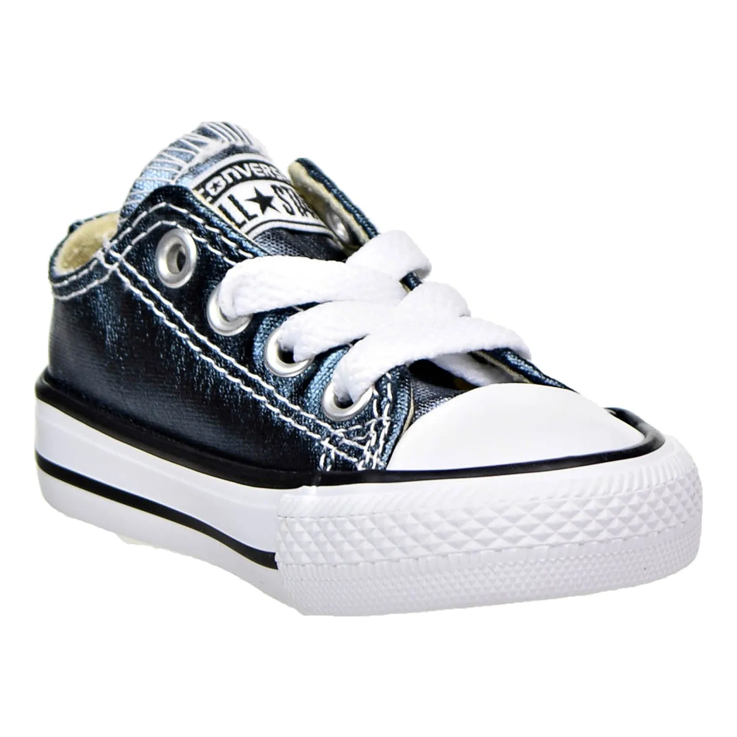 Converse Chuck Taylor All Star OX Infants Shoes Blue Fir/White/Black