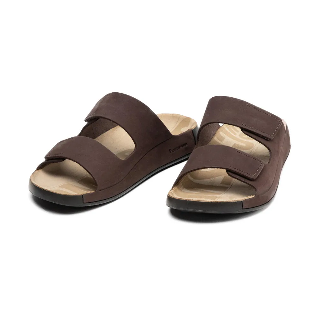 Cozmo Soft Full Grain Leather Men's Slide Sandals