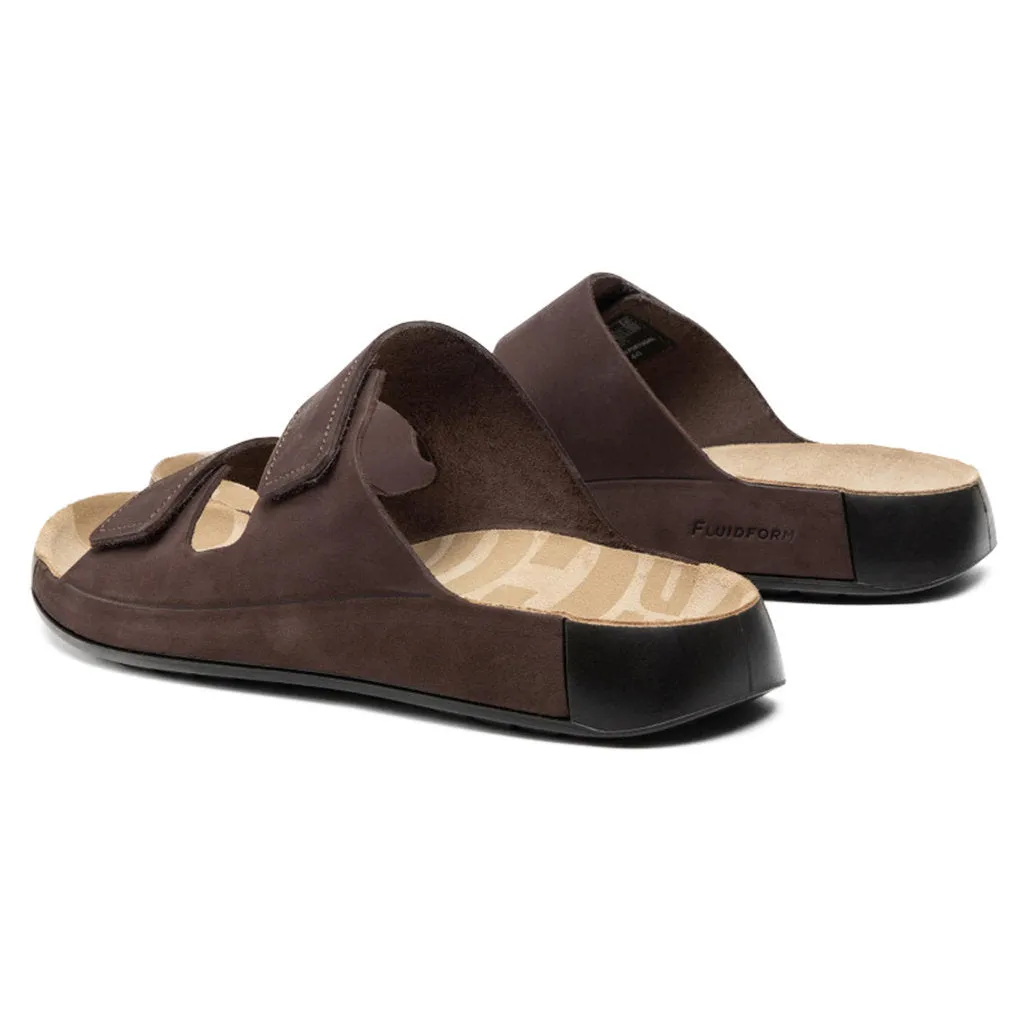 Cozmo Soft Full Grain Leather Men's Slide Sandals