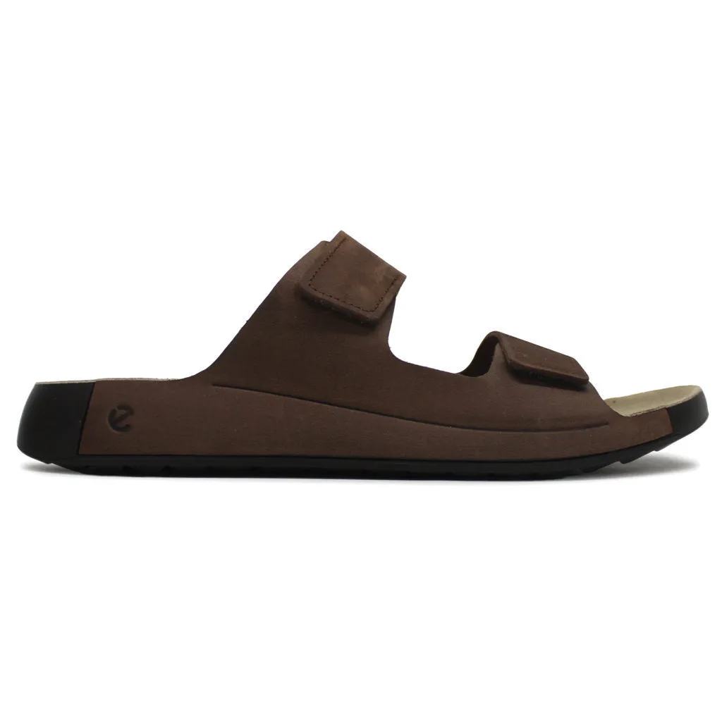 Cozmo Soft Full Grain Leather Men's Slide Sandals