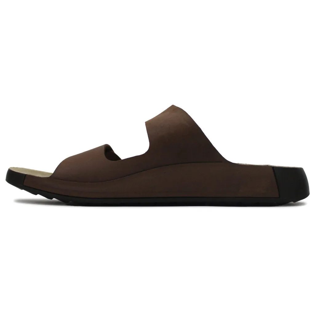 Cozmo Soft Full Grain Leather Men's Slide Sandals