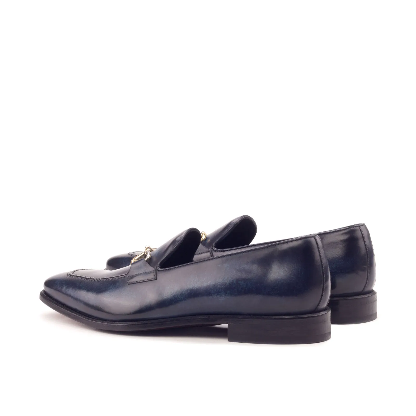 Denim Crust Patina Chic Loafers