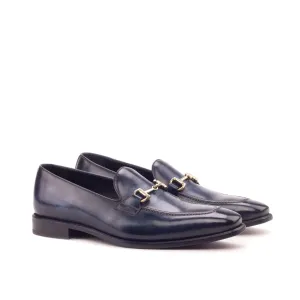 Denim Crust Patina Chic Loafers