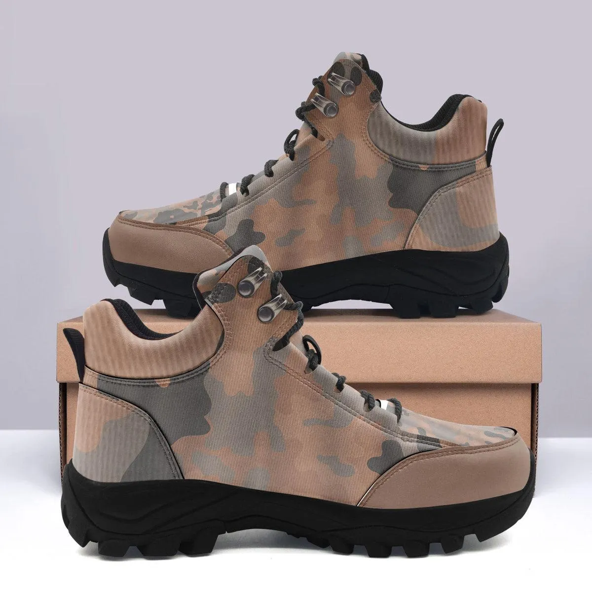 Eichenlaubmuster (Oak leaf A) WWII German Camo Hiking Shoes