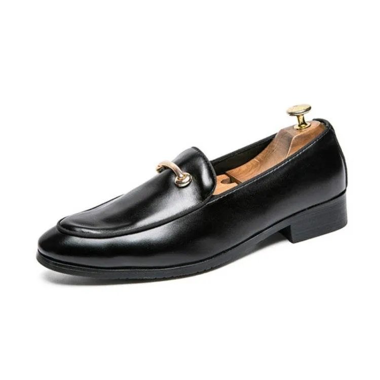 Elegant Pointed Toe Leather Shoes for Men