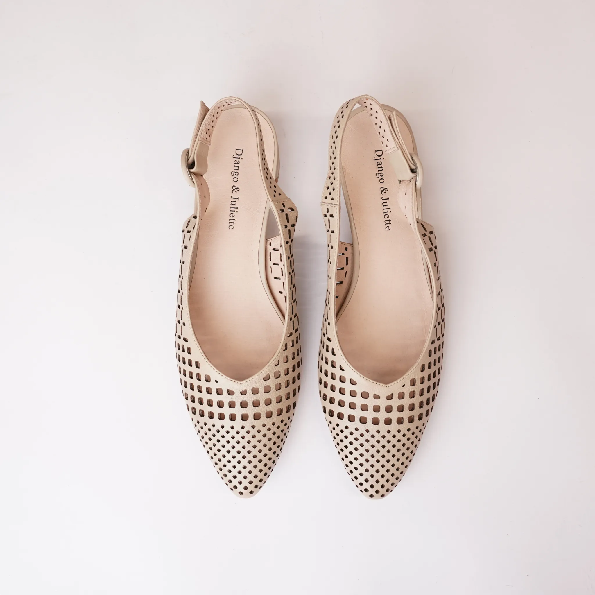 Fabbi Cafe Leather Flats