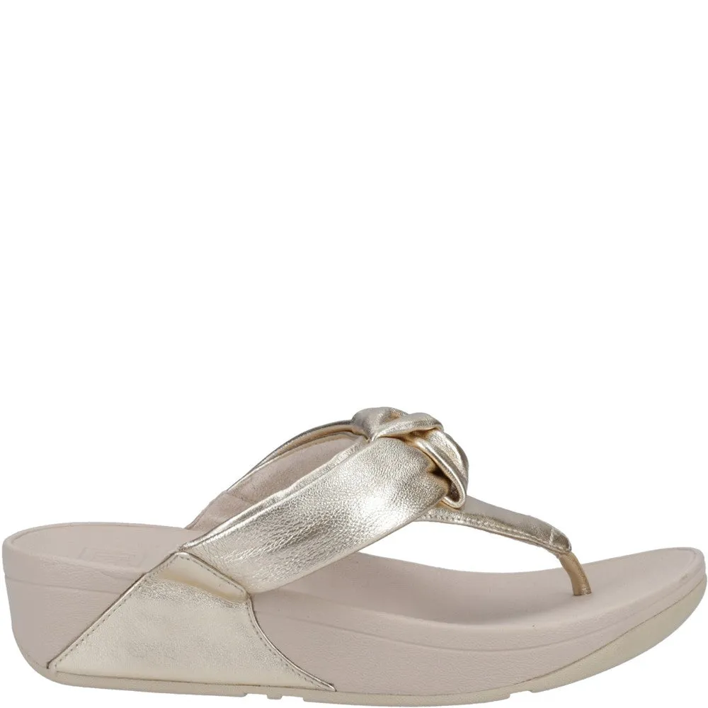 Fitflop Lulu Padded Knot Toe Post Sandals