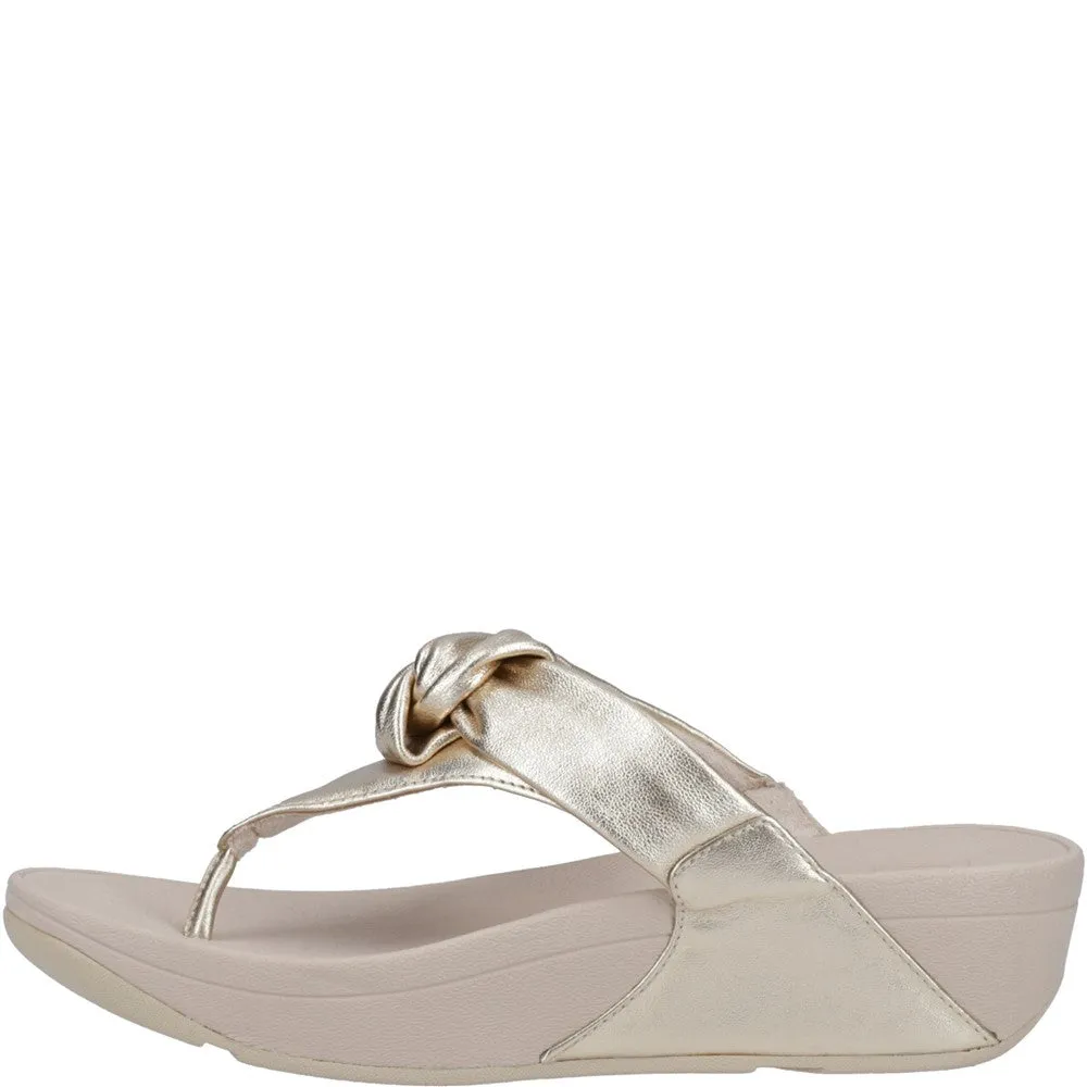 Fitflop Lulu Padded Knot Toe Post Sandals