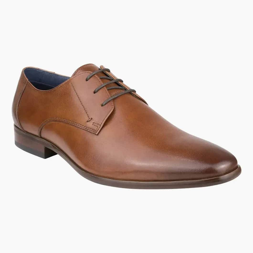 Flex Smart Plain Toe Derby - Black | Tan