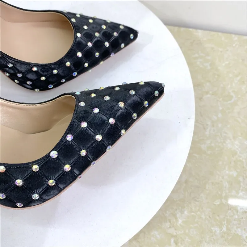 Funki Buys | Shoes | Women's Beaded Crystal Luxury Stilettos