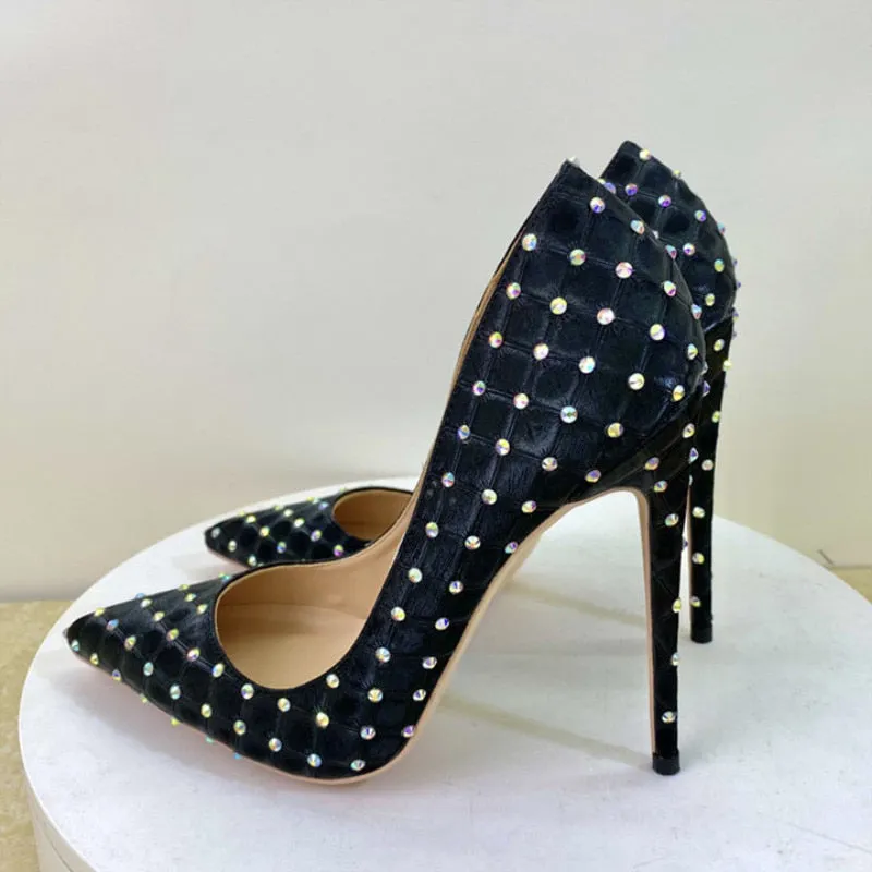 Funki Buys | Shoes | Women's Beaded Crystal Luxury Stilettos