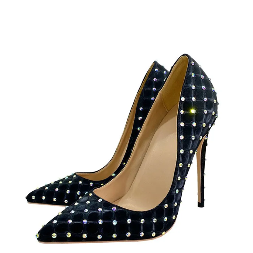 Funki Buys | Shoes | Women's Beaded Crystal Luxury Stilettos