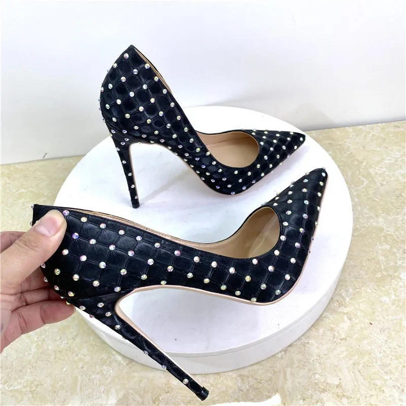 Funki Buys | Shoes | Women's Beaded Crystal Luxury Stilettos