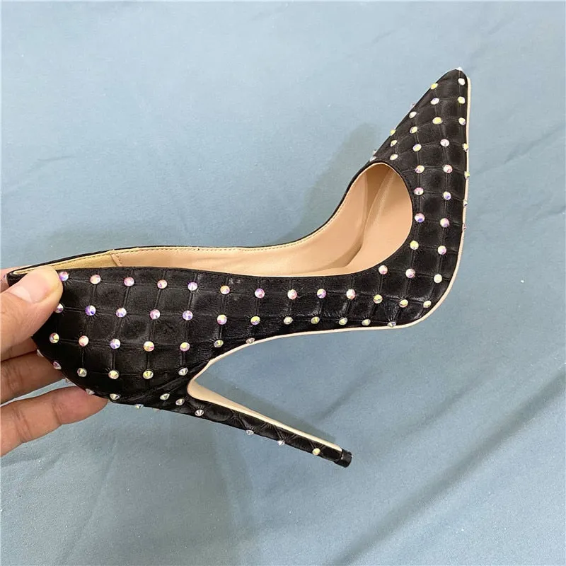 Funki Buys | Shoes | Women's Beaded Crystal Luxury Stilettos