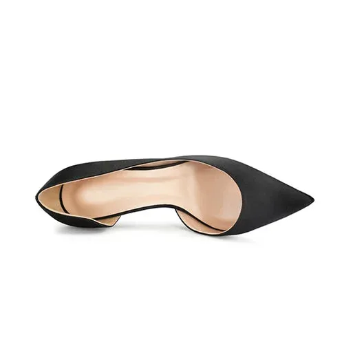 Funki Buys | Shoes | Women's Satin Side Cut Out Stiletto Pumps