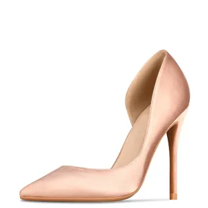 Funki Buys | Shoes | Women's Satin Side Cut Out Stiletto Pumps