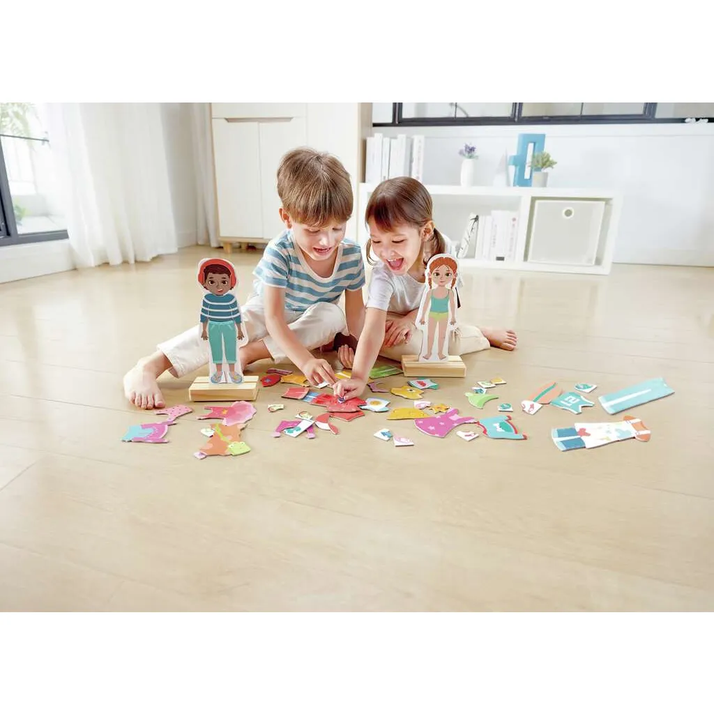 Hape 1651 Dress-Up Magnetic Puzzle (3y )