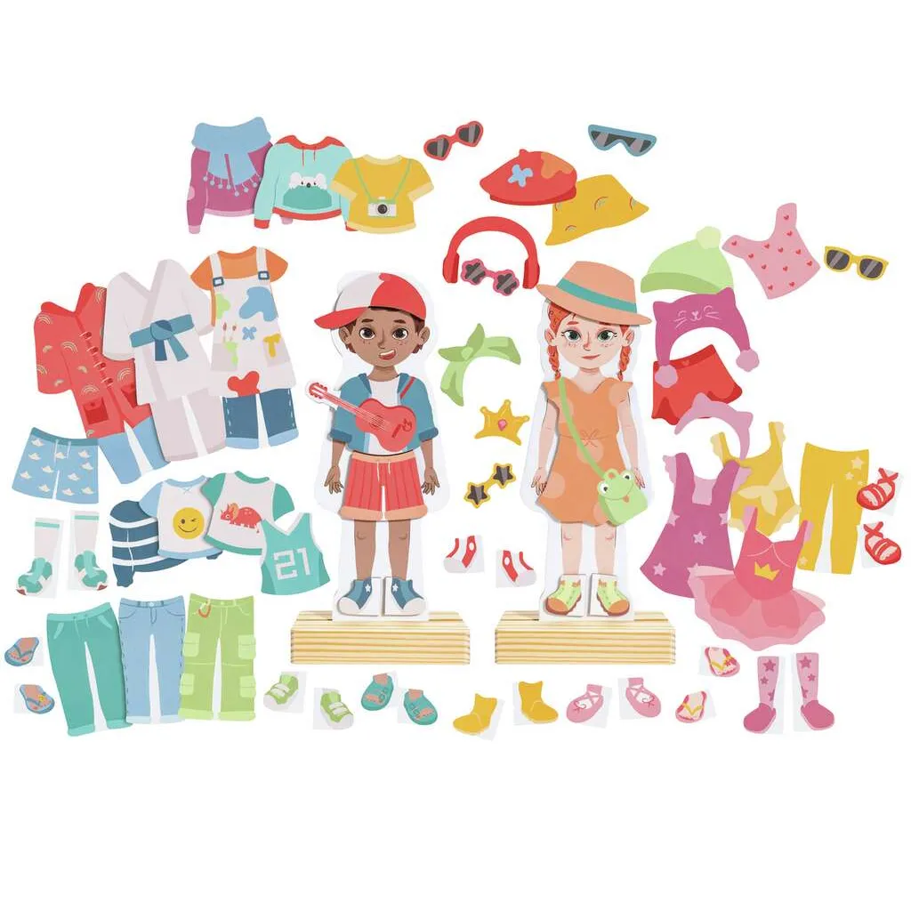 Hape 1651 Dress-Up Magnetic Puzzle (3y )