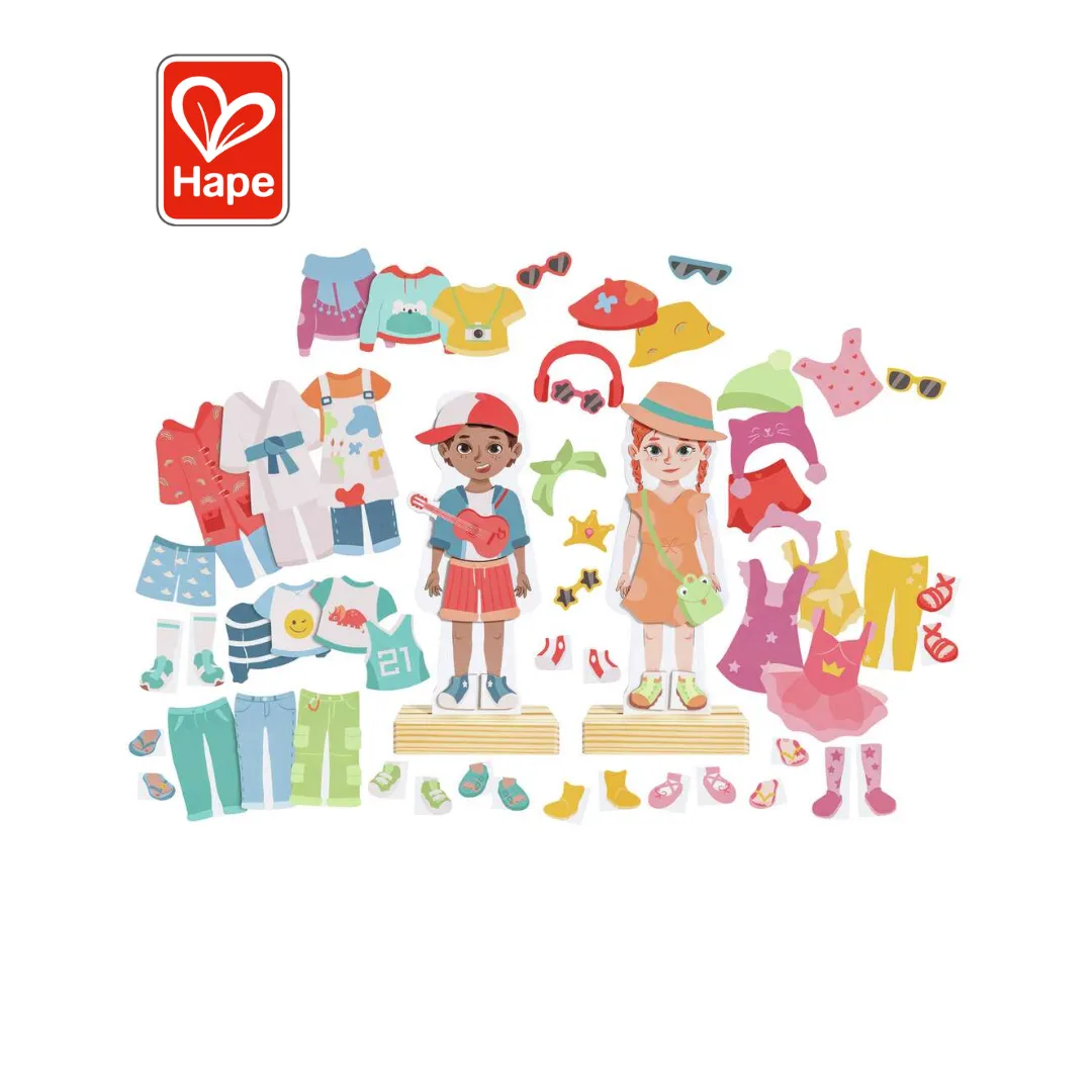 Hape 1651 Dress-Up Magnetic Puzzle (3y )