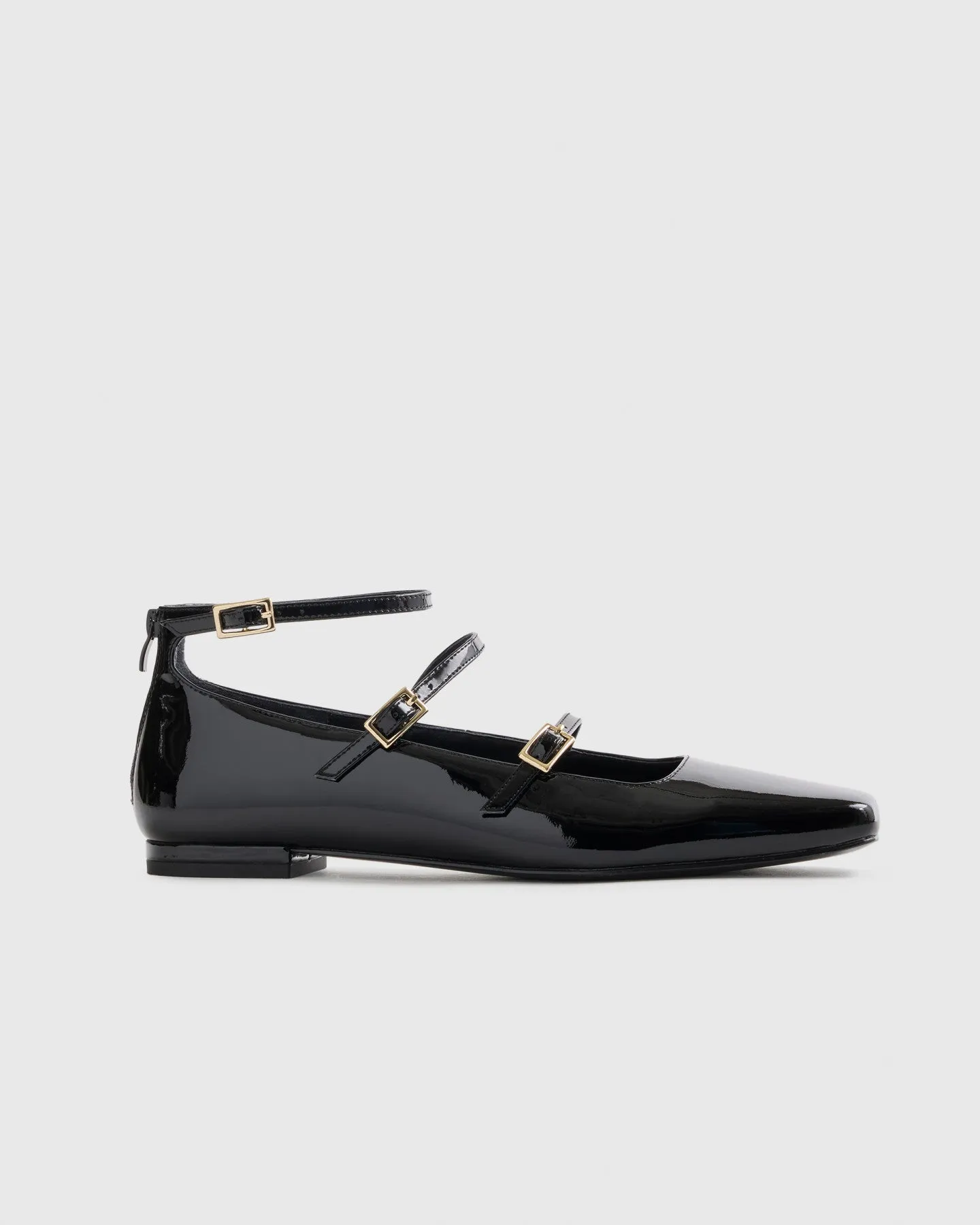 Italian Leather Strappy Ballet Flat