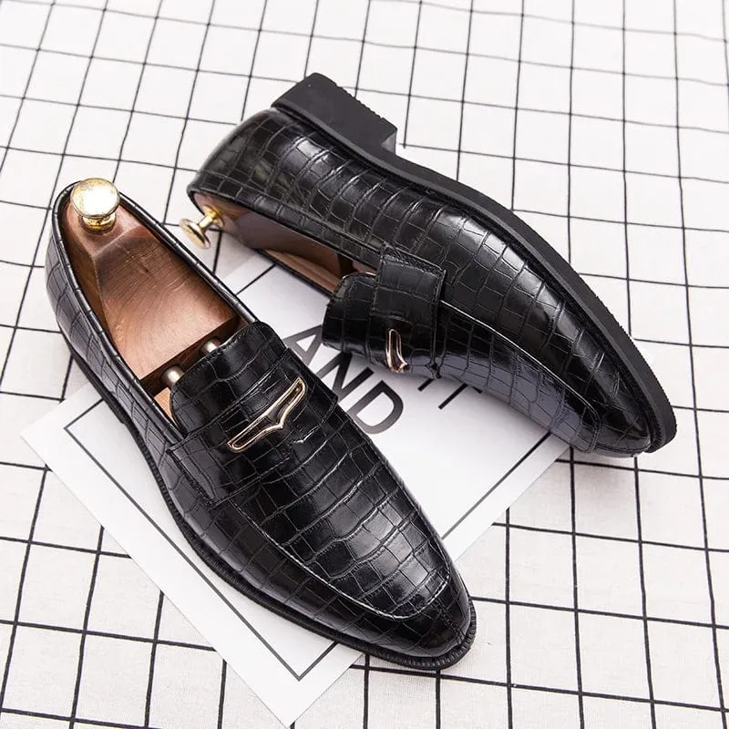 Italian Style Crafted Excellence: High-Quality Leather Shoes for Men – Stylish Loafers