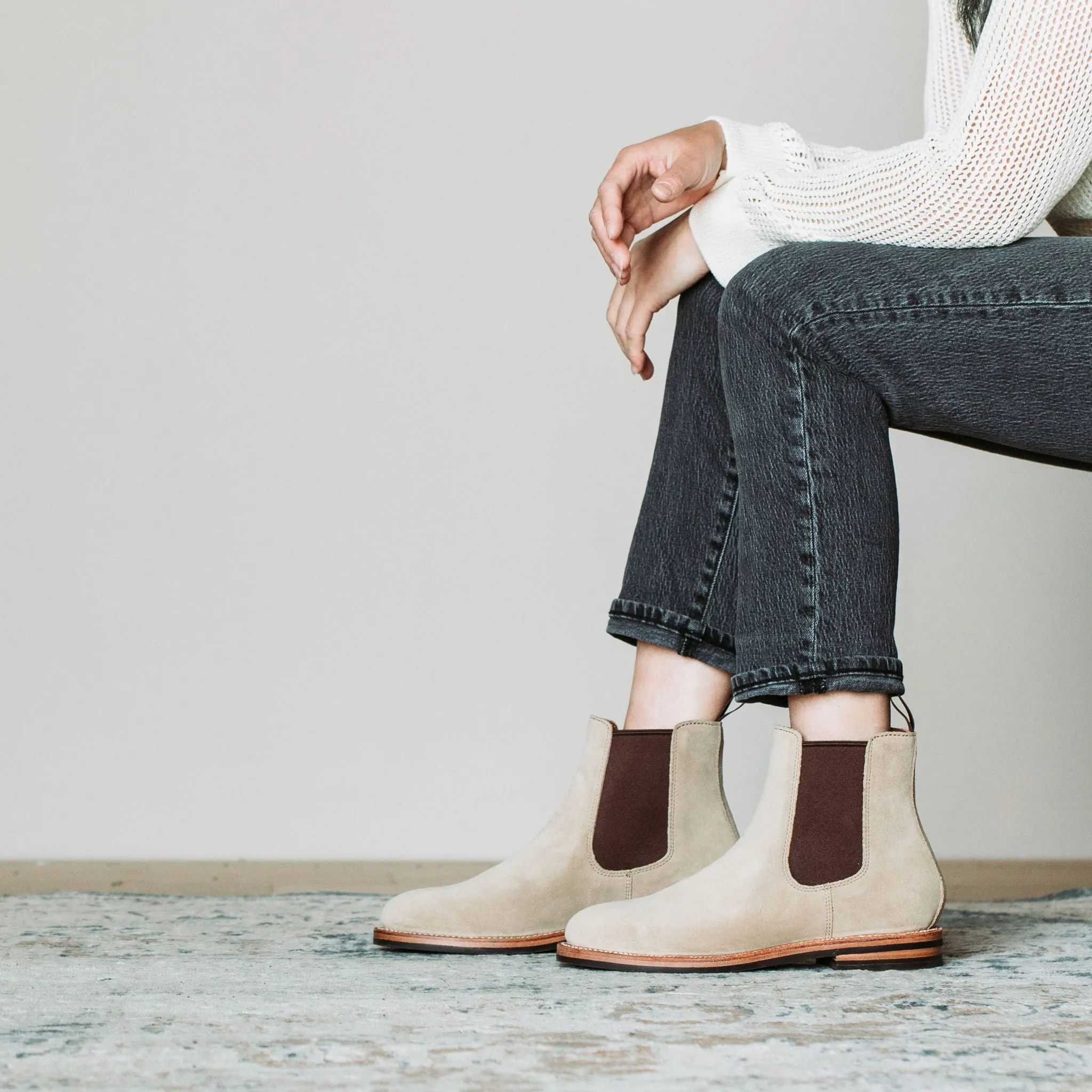 Josephine Chelsea Boot Tan Suede