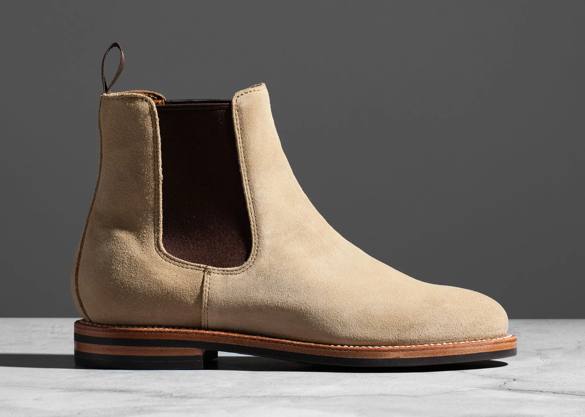 Josephine Chelsea Boot Tan Suede